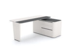Avia Executive Office Desk with Side Cabinet 2 - Desk-craft office furniture UAE