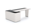 Avia Executive Office Desk with Side Cabinet - Desk-craft office furniture UAE