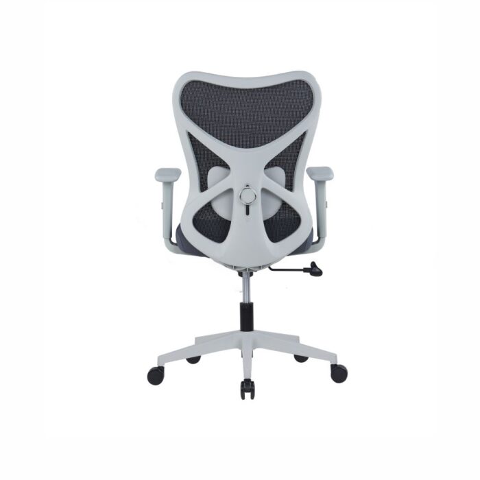 PHANTOM Black Mid-Back Mesh Chair - Desk Craft Office Furniture in Dubai