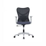 PHANTOM Black Mid-Back Mesh Chair - Desk Craft Office Furniture in Dubai