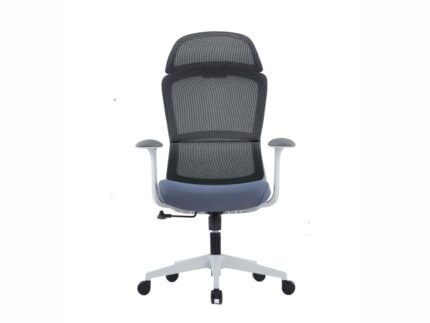 MIKO White Full-Back Mesh Chair - Desk Craft Office Furniture in Dubai