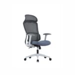 MIKO White Full-Back Mesh Chair - Desk Craft Office Furniture in Dubai
