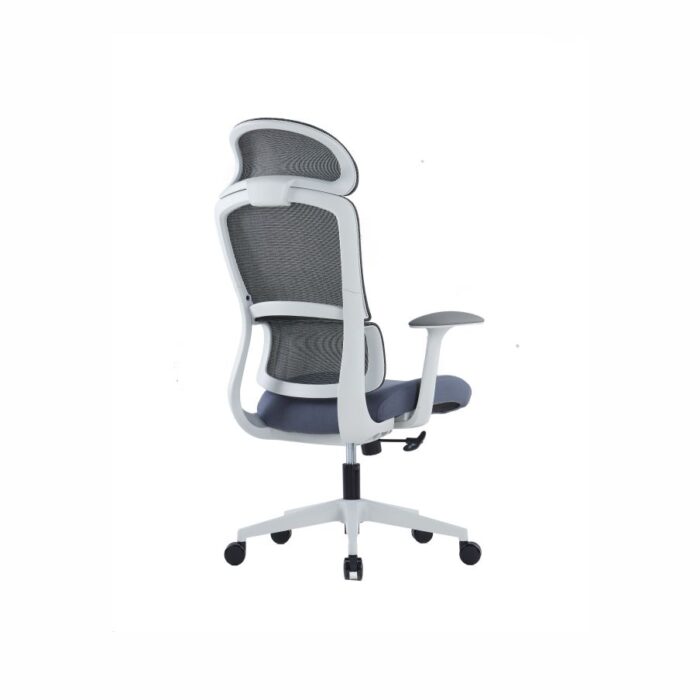 MIKO White Full-Back Mesh Chair - Desk Craft Office Furniture in Dubai