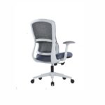 MIKO White Frame Mid-Back Mesh Chair - Desk Craft office furniture in Dubai