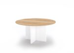 Conferen Cross Base Round Table - Desk Craft Office Furniture in Dubai