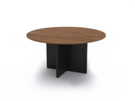 Conferen Cross Base Round Table - Desk Craft Office Furniture in Dubai