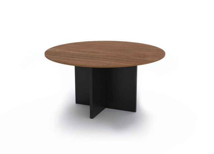 Conferen Cross Base Round Table - Desk Craft Office Furniture in Dubai
