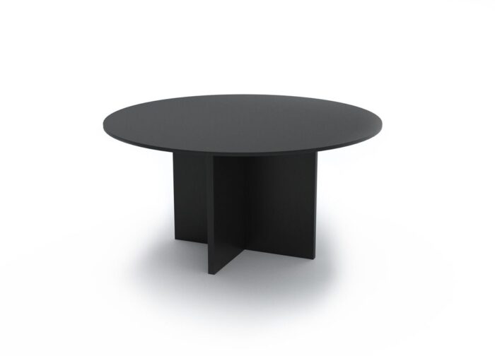 Conferen Cross Base Round Table - Desk Craft Office Furniture in Dubai