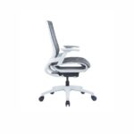 Darts White Frame Mid Back Mesh Chair - Desk Craft office Furniture in Dubai