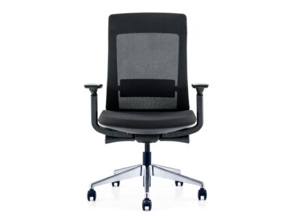 EVL-002B VIVO-b Mesh Black Frame Ergonomic Chair - Desk Craft Office Chairs in Dubai (5)