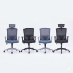 MAXON-A&B Black and Grey Mid and Full-Back Mesh Ergonomic Chair