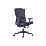 MAXON-B Black Mesh Chairs - Desk Craft Office Furniture in Dubai No Headrest