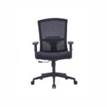 MAXON-B Black Mesh Chairs No Headrest - Desk Craft Office Furniture in Dubai (6)
