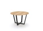 Marino Metallic Base Round Table Black Base - Desk Craft Office Furniture in Dubai