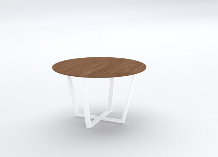 MARINO Metallic Base Round Table