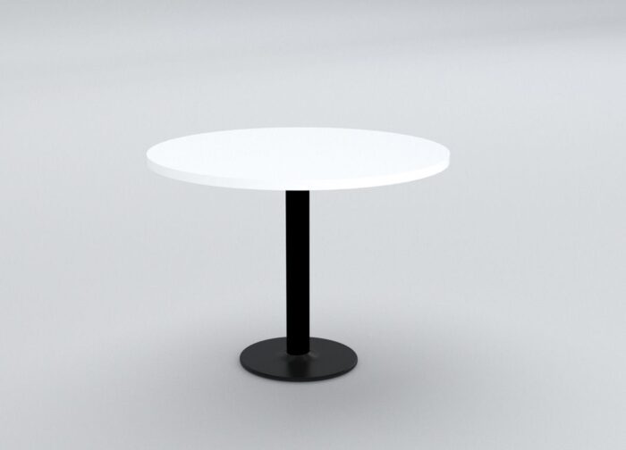 Mercurio Metallic Base Round Table - Drum Base - Desk Craft Office Furniture in Dubai (2)
