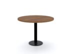 Mercurio Metallic Base Round Table - Drum Base - Desk Craft Office Furniture in Dubai (2)