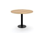 Mercurio Metallic Base Round Table - Drum Base - Desk Craft Office Furniture in Dubai (2)