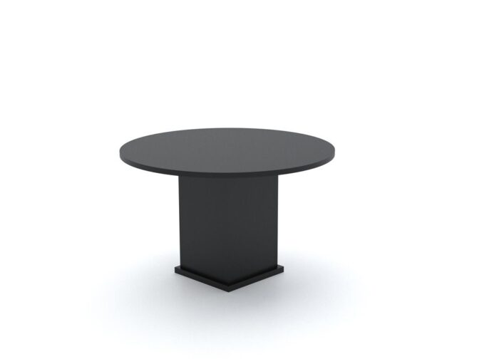 Nettuno Square Base Round Table - Desk Craft Collaboration Office Furniture in Dubai