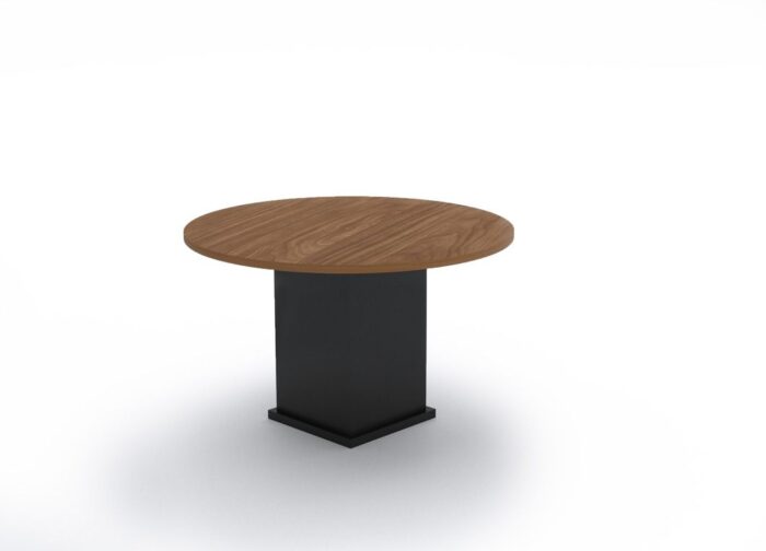 Nettuno Square Base Round Table - Desk Craft Collaboration Office Furniture in Dubai