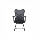 PHANTOM Black Mesh Visitor Chair - Desk Craft Office Furniture in Dubai