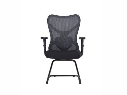 PHANTOM Black Mesh Visitor Chair - Desk Craft Office Furniture in Dubai