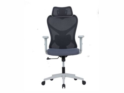 PHANTOM Black Mid-Back Mesh Chair - Desk Craft Office Furniture in Dubai