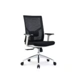 Prime Ergonomic Mesh White Frame Chair - Desk Craft Office furniture in Dubai (2)