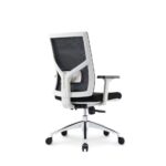 Prime Ergonomic Mesh White Frame Chair - Desk Craft Office furniture in Dubai (2)