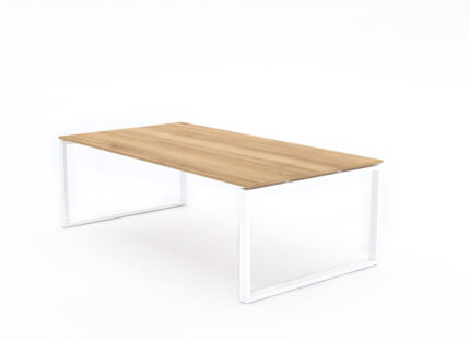 Terra White Frame Meeting Table- Desk-Craft Office Furniture Dubai UAE