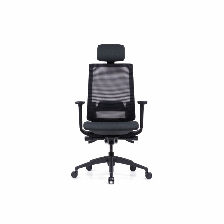 VIX Black Mesh Ergonomic Chair - Desk Craft office furniture in Dubai (1) VIX Black Mesh Ergonomic Chair - Desk Craft office furniture in Dubai (1)