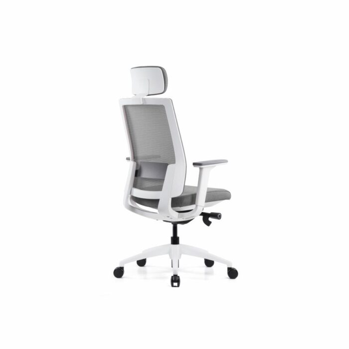 DIANA White Full-Back Mesh Ergonomic Chair