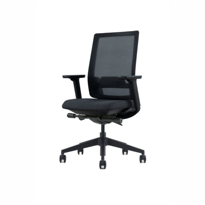 DIANA Black Mid-Back Mesh Ergonomic Chair