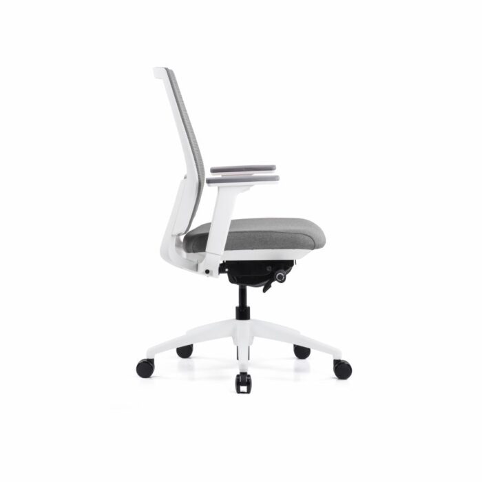 DIANA White Mid-Back Mesh Ergonomic Chair