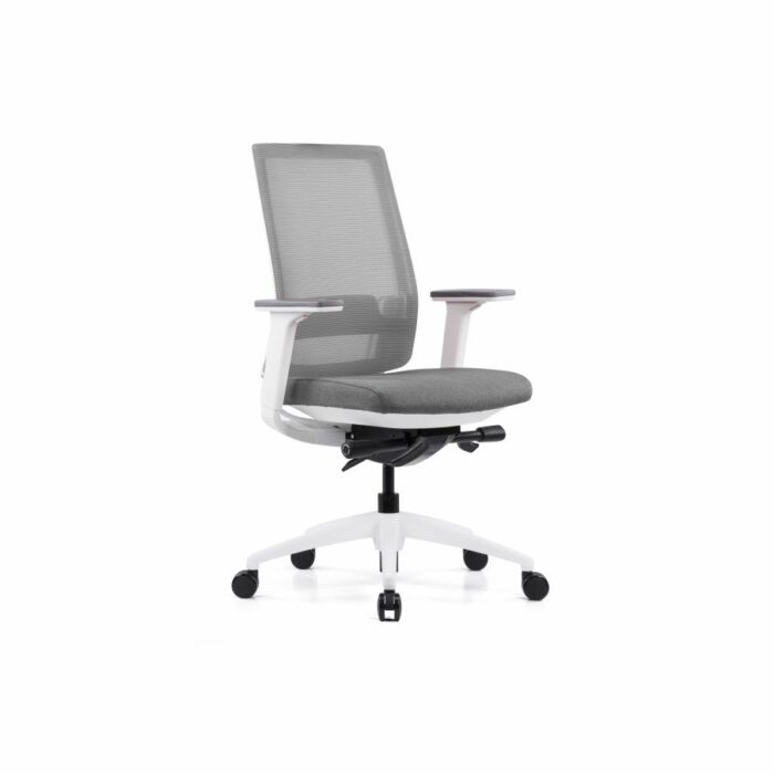 DIANA White Mid-Back Mesh Ergonomic Chair