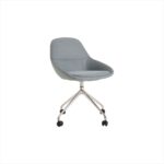 ARCHINI Swivel Base Lounge Chair with Wheels - Desk Craft office lounge chairs in Dubai