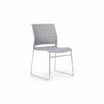 ARGO GREY Lightweight Stackable Chair - Desk Craft multipurpose office chairs in Dubai