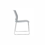 ARGO GREY Lightweight Stackable Chair - Desk Craft multipurpose office chairs in Dubai