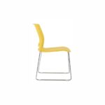 ARGO YELLOW Lightweight Stackable Chair - Desk Craft Multifunctional Office Chairs in Dubai (5)
