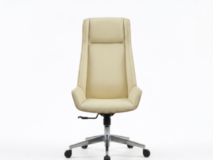 BENTO CREAM Low-Back and Full-Back Leather Chair