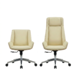BENTO CREAM Low-Back and Full-Back Leather Chair