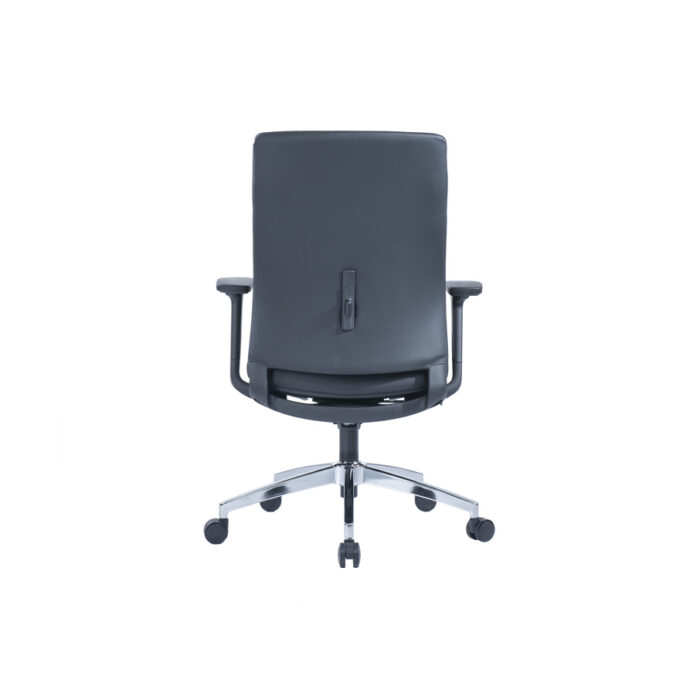 CHARLTON Mid Back Ergonomic Leather Chair - Desk Craft Office Furniture in Dubai