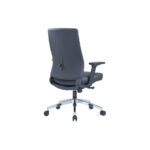CHARLTON Mid Back Ergonomic Leather Chair - Desk Craft Office Furniture in Dubai