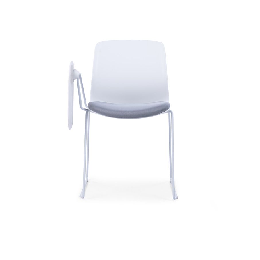 CRYSTAL White Frame Training Chair - Desk Craft Student and conference office chairs in Dubai (1) CRYSTAL White Frame Training Chair - Desk Craft Student and conference office chairs in Dubai