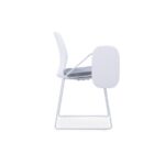CRYSTAL White Frame Training Chair - Desk Craft Student and conference office chairs in Dubai