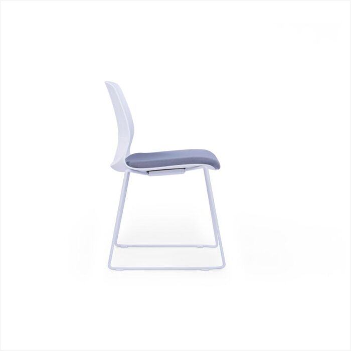 EMS-001C- Turner White Full Frame Nesting Chair - Desk Craft Stylish Lounge office Furniture in Dubai