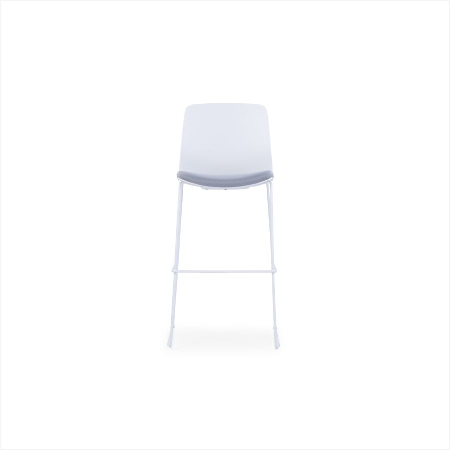 EMS-005C- Turner High White Bar Stool - Desk Craft Lounge Office Furniture in Dubai (2) EMS-005C- Turner High White Bar Stool - Desk Craft Lounge Office Furniture in Dubai