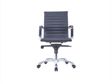 Eames Low Back Leather Chair - Desk Craft Executive office Furniture in Dubai