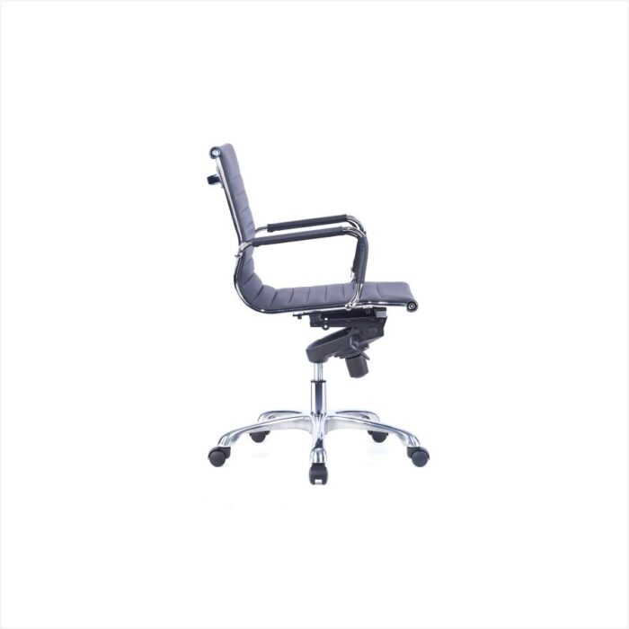 Eames Low Back Leather Chair - Desk Craft Executive office Furniture in Dubai