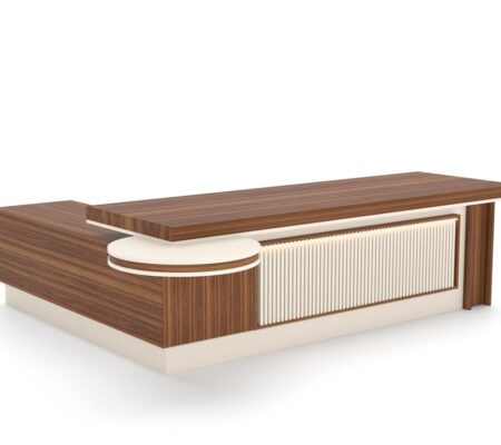 Energia Executive L-Shaped Desk - Desk Craft Office Furniture in Dubai